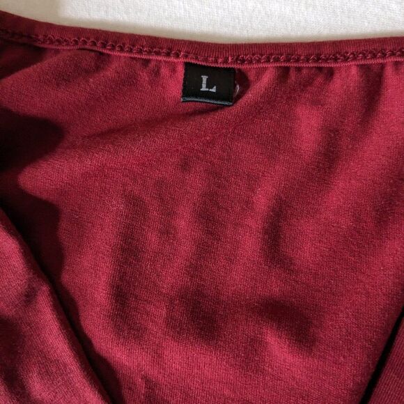 Red Maternity Work Dress - Picture 3 of 3